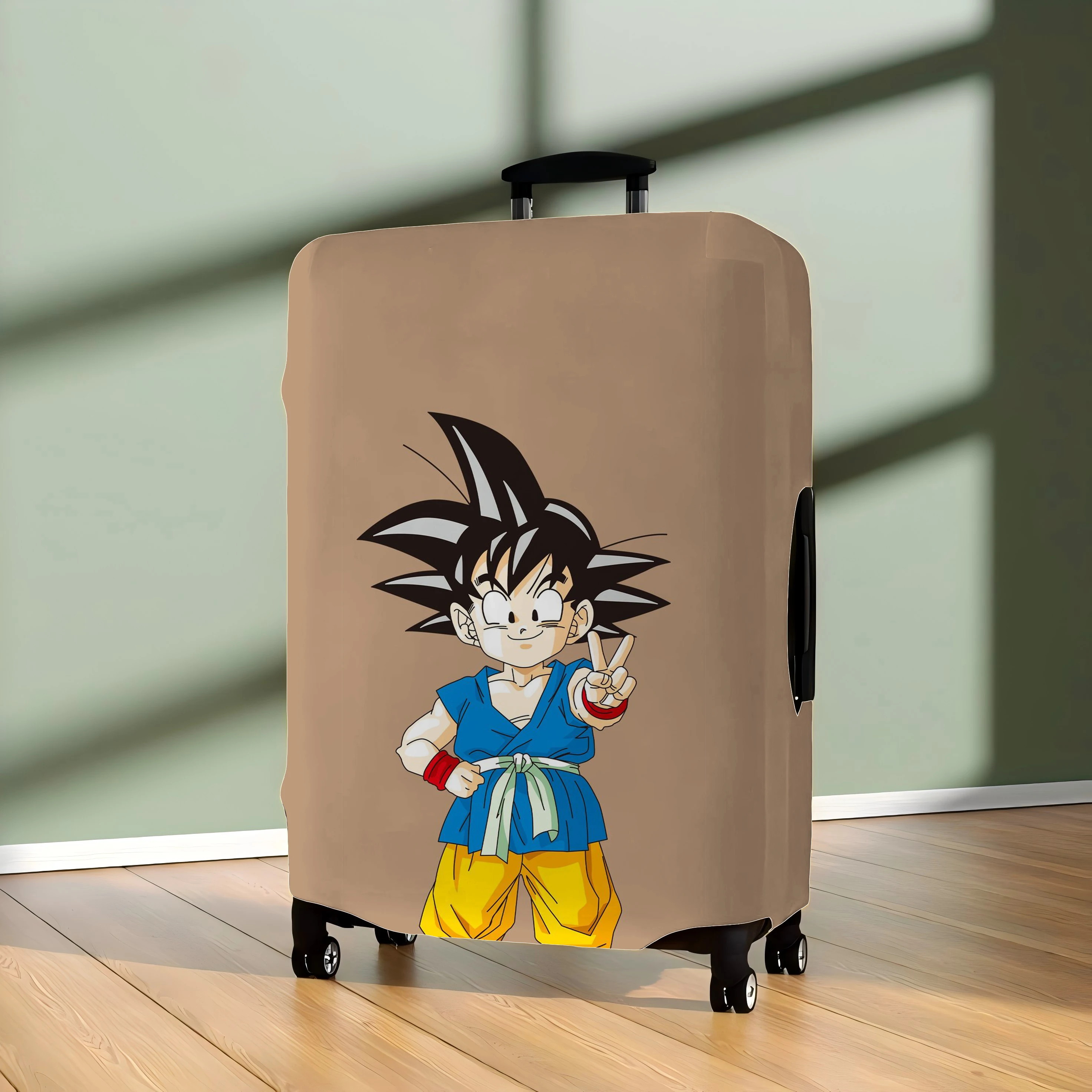 Luggage Protective Cover Storage Bag Suitcase Case Dragon Ball For Travel Son Goku Protector Accessories Traveling Covers Bags