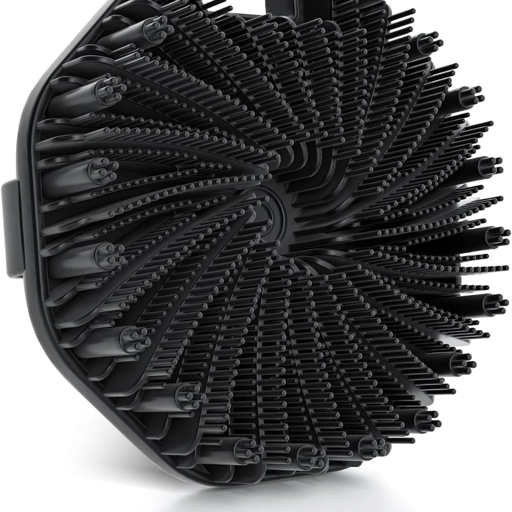 

Soft Silicone Exfoliating Brush Cleanser Manual Body Cleansing Scrubber Shower Gentle Massage Bath Brush Bathroom Accessorie