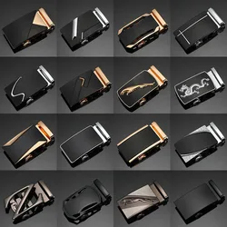 Designer New Variety of Styles for Business Men's Alloy Automatic Belt Buckle Outdoor Accessories Used for 3.5cm Wide Belt Body