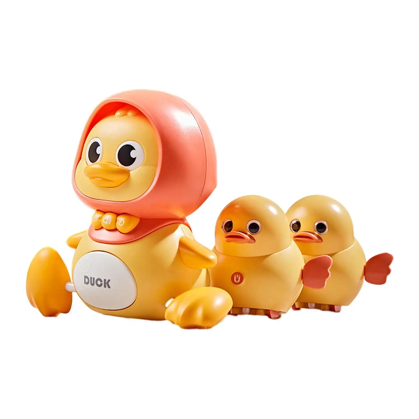 Baby Duck Walking Toy Moving Toy Babies Sensory Toy Interactive Walking Toy Duck for Children 12-18 Months Baby Girls Boys