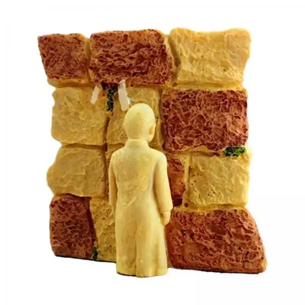 Figure Sculpture Miniature Art Decorative Figurine Resin Statue Home Decor for Modern Interior Room
