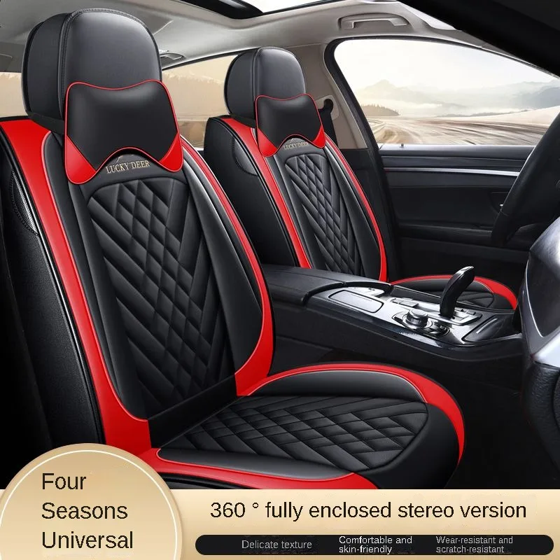 

BHUAN Car Seat Cover Leather For Alfa Romeo Stelvio Giulia Car Styling Automotive Accessories Auto Interior