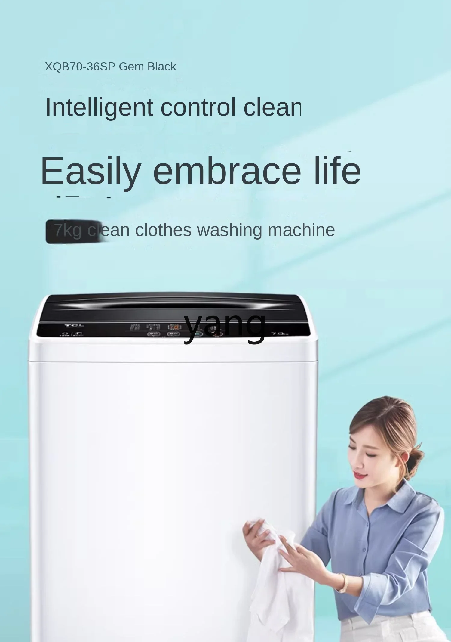 CX  Automatic Intelligent Control Household Large Capacity Impeller Washing Machine Energy Saving