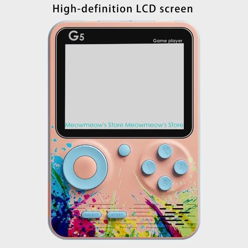 

W91A Retro Gaming Device 500 Preloaded Classical Game Portable Handheld Long Lasting