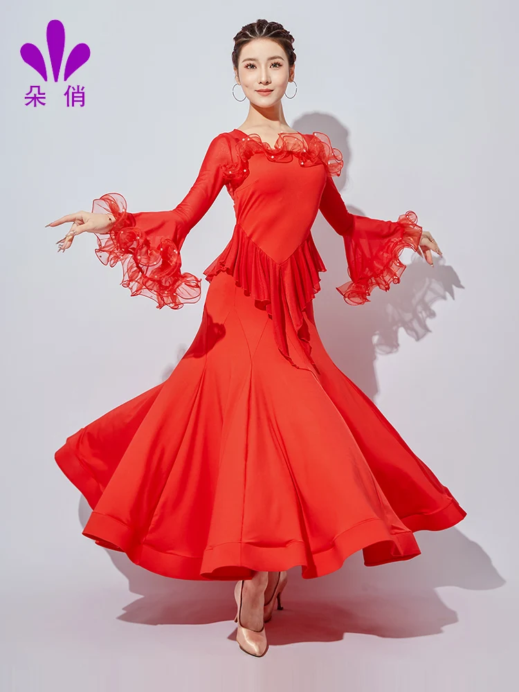2025-modern-dance-dress-national-standard-dance-high-class-dance-professional-performance-ballroom-dance-dress-2513