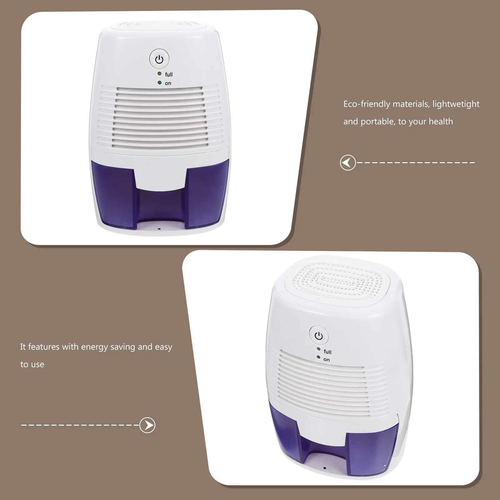 

1Pcs Mini Semiconductor Dehumidifier Household Energy Saving Air Dryer Moisture Absorber Auto Shut Off Uk Plug Mini