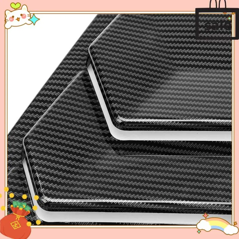 

NEW-Rear Window Louver Cover Window Louver Shutter Cover Carbon Fiber Color For Honda Civic 2022 2023