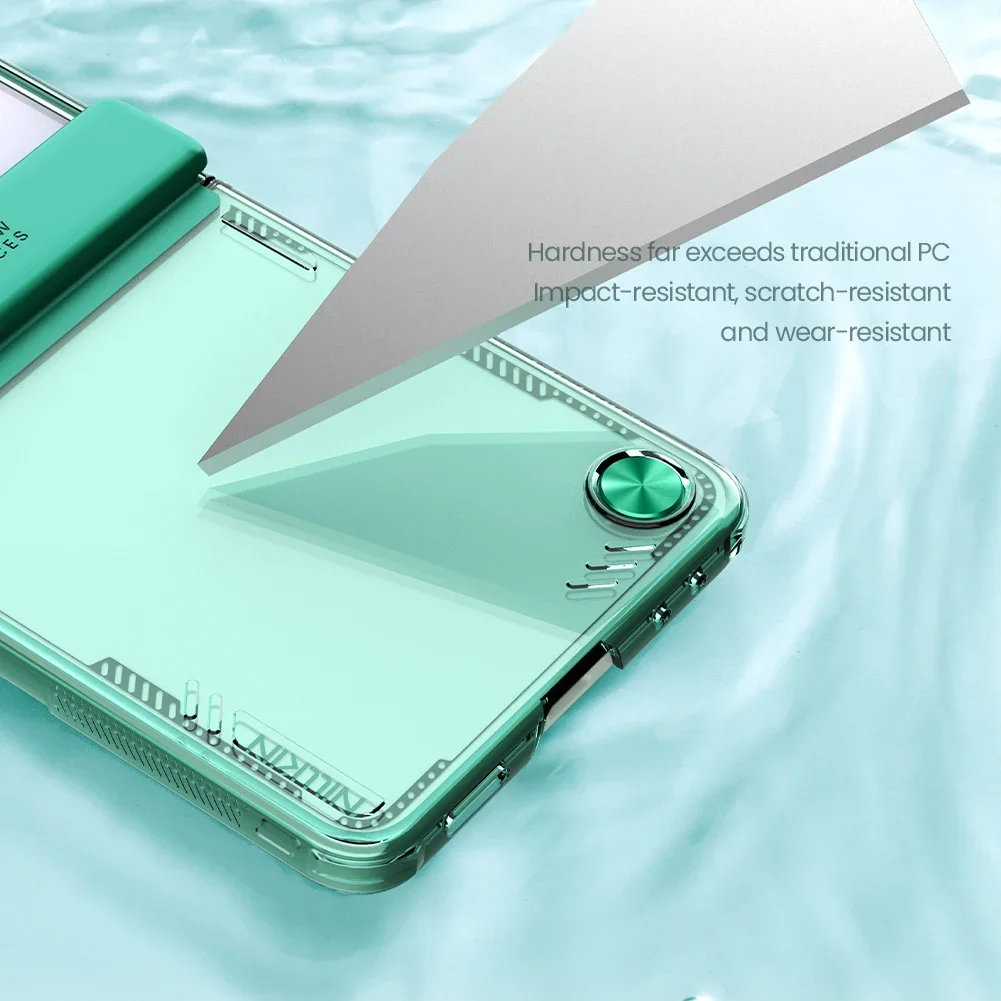 Casing Nillkin untuk Samsung Galaxy Z Flip 7 Iceblade Prop Fold Lens, Pelindung Privasi, Kekerasan PC, Pelindung Ponsel