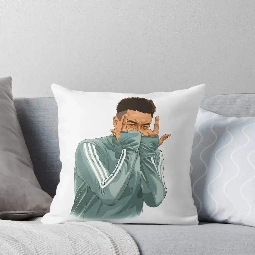 Jesse Lingard Throw Pillow Pillow Cases Elastic Cover For Sofa Sofa Covers Custom Cushion pillow