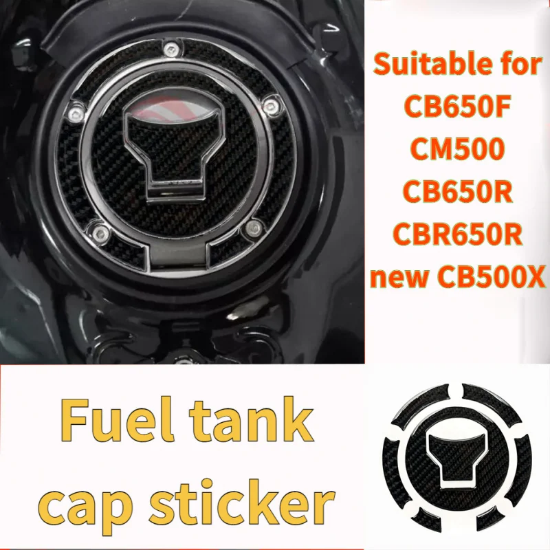 For Honda CB650F CM500 CB650R CBR650R new CB500X Carbon fiber pattern Fuel Tank Cover Sticker Motorcycle Protective Decal