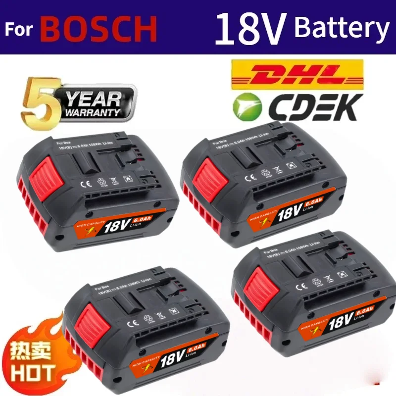 

New 18V for Bosch Pro Premium Series Replacement BatteryNew 18650 Battery Cell Suitable for BOSCH BAT609, GBA18V 8.0Ah