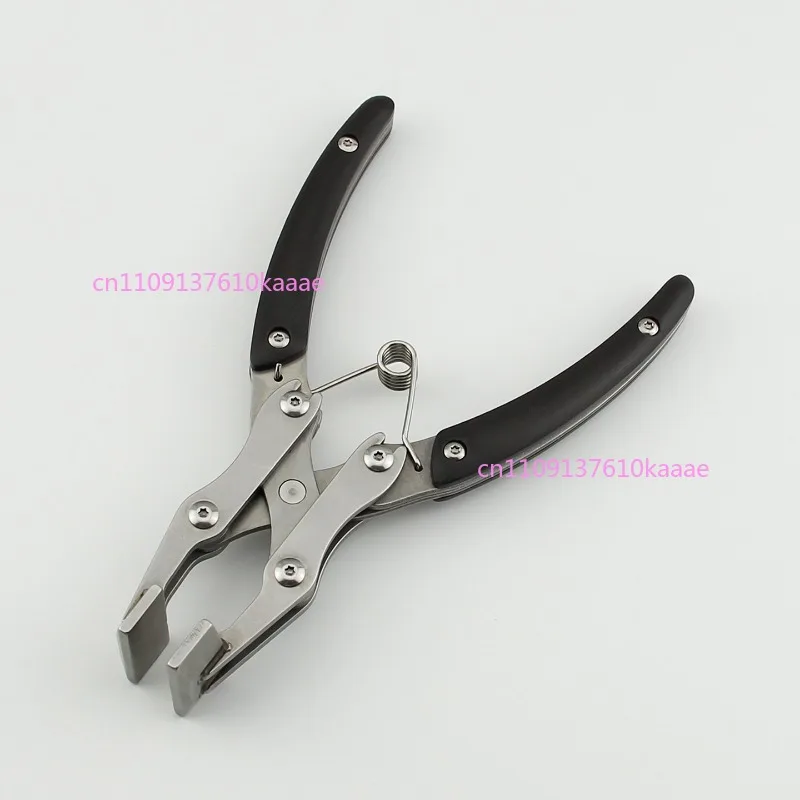 

Stainless Parallel Pliers Handmade DIY Leather Goods Mouth Gold Clip Embossed Flat Mouth Pliers Leather Glue Line Clamping Tool