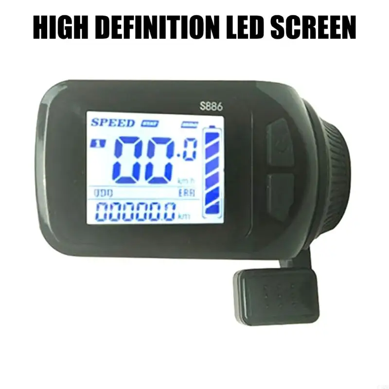 Elektroroller-Anzeigemessgerät-Bedienfeld mit 5-poligem Steuerfeld für Roller, 24 V, 36 V, 48 V, LCD-Anzeigefeld für Elektroroller – Detail 5