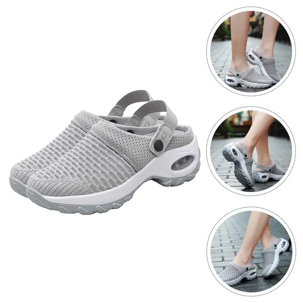 Sandali leggeri in tessuto a rete scarpe da donna da corsa femminile antiscivolo sport casual comodi moda suola elastica