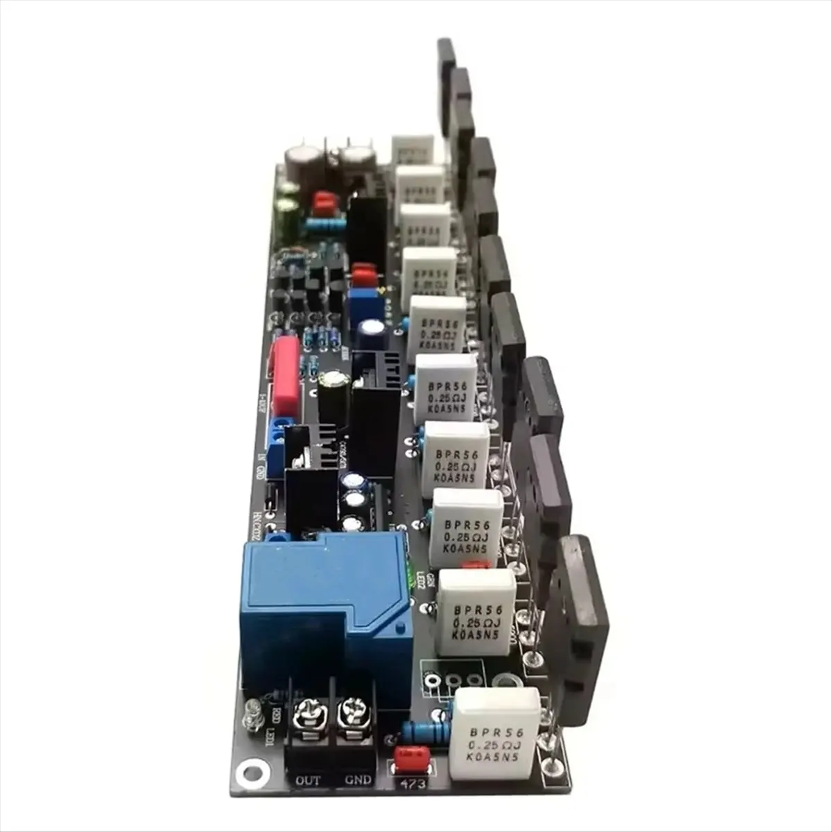 SWXF 500W Audio Amplifier Single Channel Power Amplifier Board 2SC5200+2SA1943 20V-90V HIFI Audio Amplification Module view 5