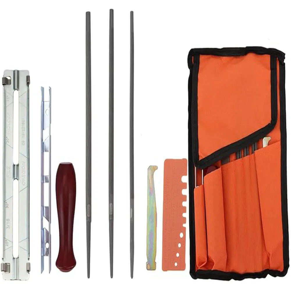Universal Chainsaw Field 9pcs Sharpening Kit Includes 5/32