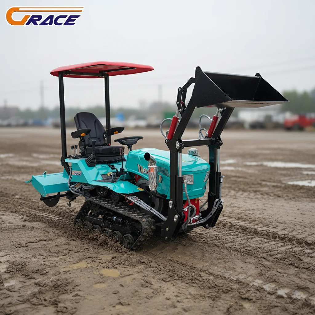 

Customized 2025 Brand New 40hp Diesel Crawler Utility Tractor Small Farm Gardening Machine EPA CE Certified Direct Price