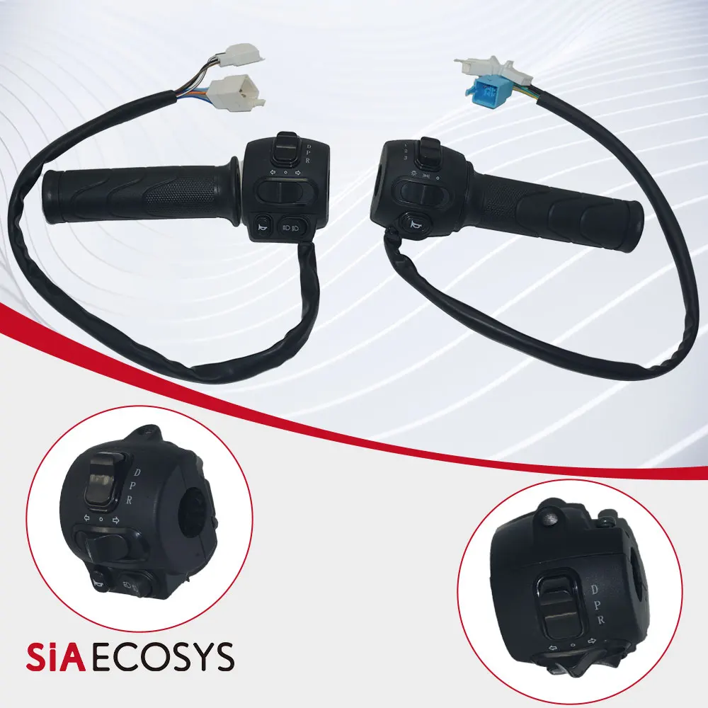 

SIAECOSYS Full Twist Throttle YYV3 Parking Reverse Sport 3 Slide Mode Switch Combination Switch for Motorcycles