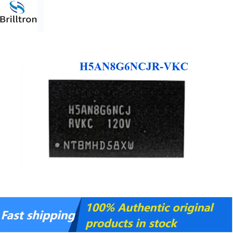 1-5PCS 100% Original H5AN8G6NCJR-VKC DDR FBGA-96 Memory Chip, 8Gb Memory Brand New Original in Stock , Fast Shipping.