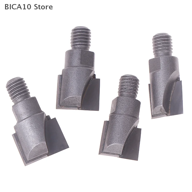

10mm Shank Wooden Door Lock Slotting Cutter 16.5-22mm Tungsten Steel Woodworking Milling Cutter Tools Screw Thread
