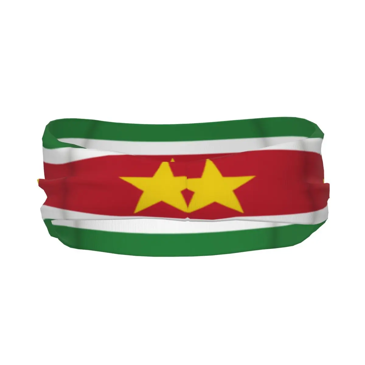 Custom Flag Of Suriname Sport fasce per donna uomo elastico traspirante palestra Sweatband