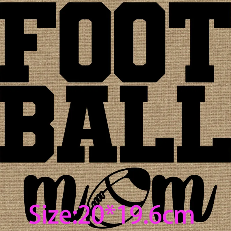 Pronto per la stampa sul gioco dell'indumento Day Football Mom Dad sono qui solo per snack divertenti adesivi a trasferimento termico con stampa DTF per t-shirt