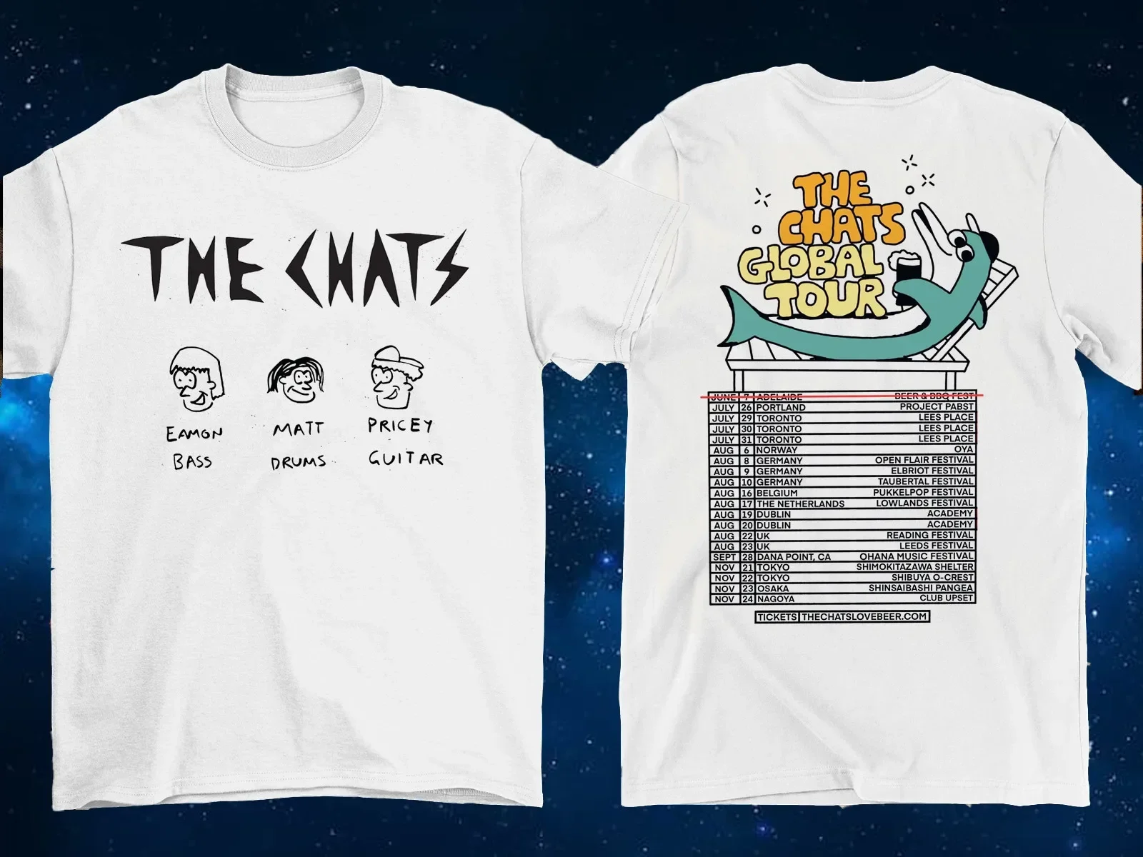 2 Sides The Chats Global Tour 2025 Tour Shirt White Unisex S-5XL JU678