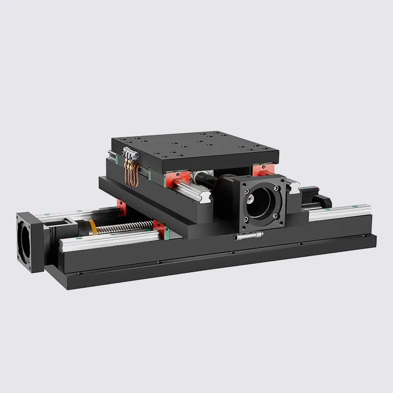 CRS220 high precision numerical control lathe milling machine cross silver line rail ball screw working slide