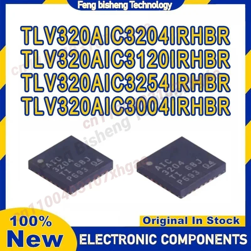 TLV320AIC3004IRHBR TLV320AIC3120IRHBR TLV320AIC3204IRHBR TLV320AIC3254IRHBR QFN = 32 STM IC MCU Chip nuevo Original en stock