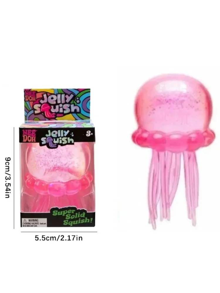 Schylling Needoh Nice Cube Zintuiglijke Nice-Sicle Stressverlichtende Squishy Cube Anti-Angst Knijpobject Voor Focus ADHD-groep