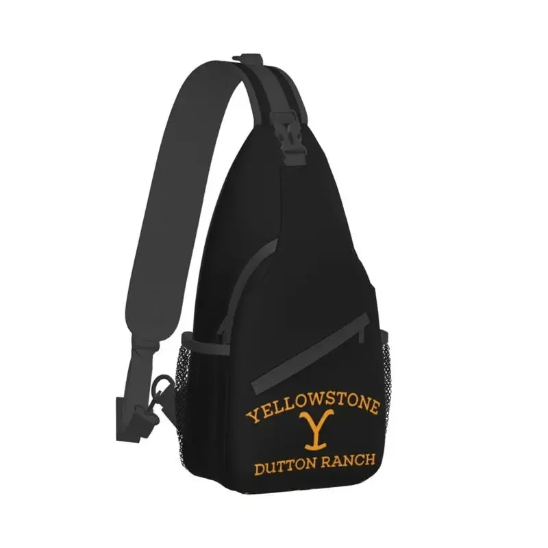 Cool Yellowstone Dutton Ranch Sling Bags for Travel Hiking Men's Chest Crossbody Backpack Shoulder Daypack