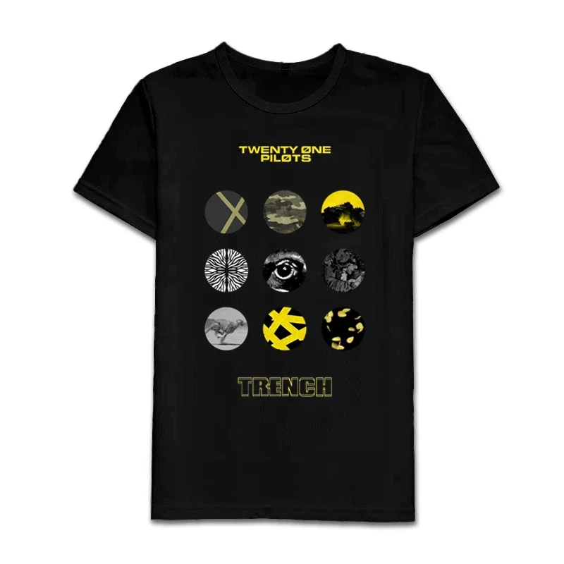 LE BandT-Twenty O-One P-Pilots T Shirt,Pure Casual punk Sweatshirt,Hip Hop Clothes Vintage Summer Party Tops Tee