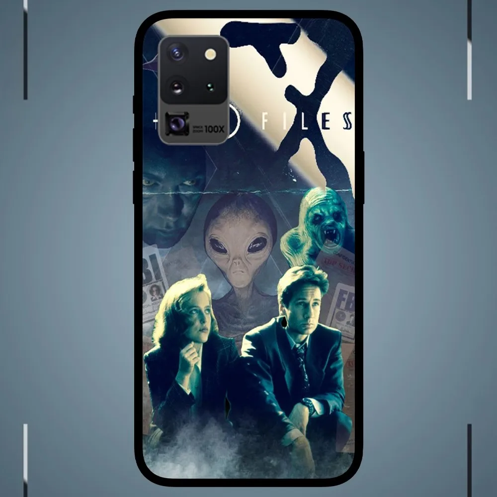 The TV The X-Files  Phone Case For Samsung Galaxy S24 S23 S22 S21 S20 FE Note9 10 Plus Ultra Lite 5G Black Phone Case