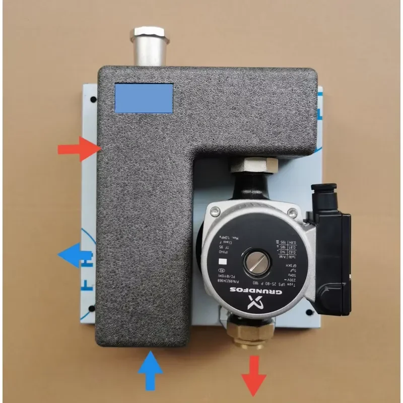 Narraw Area Underfloor Heating Installation Usage Mini 304 Stainless Steel Hydraulic Separator