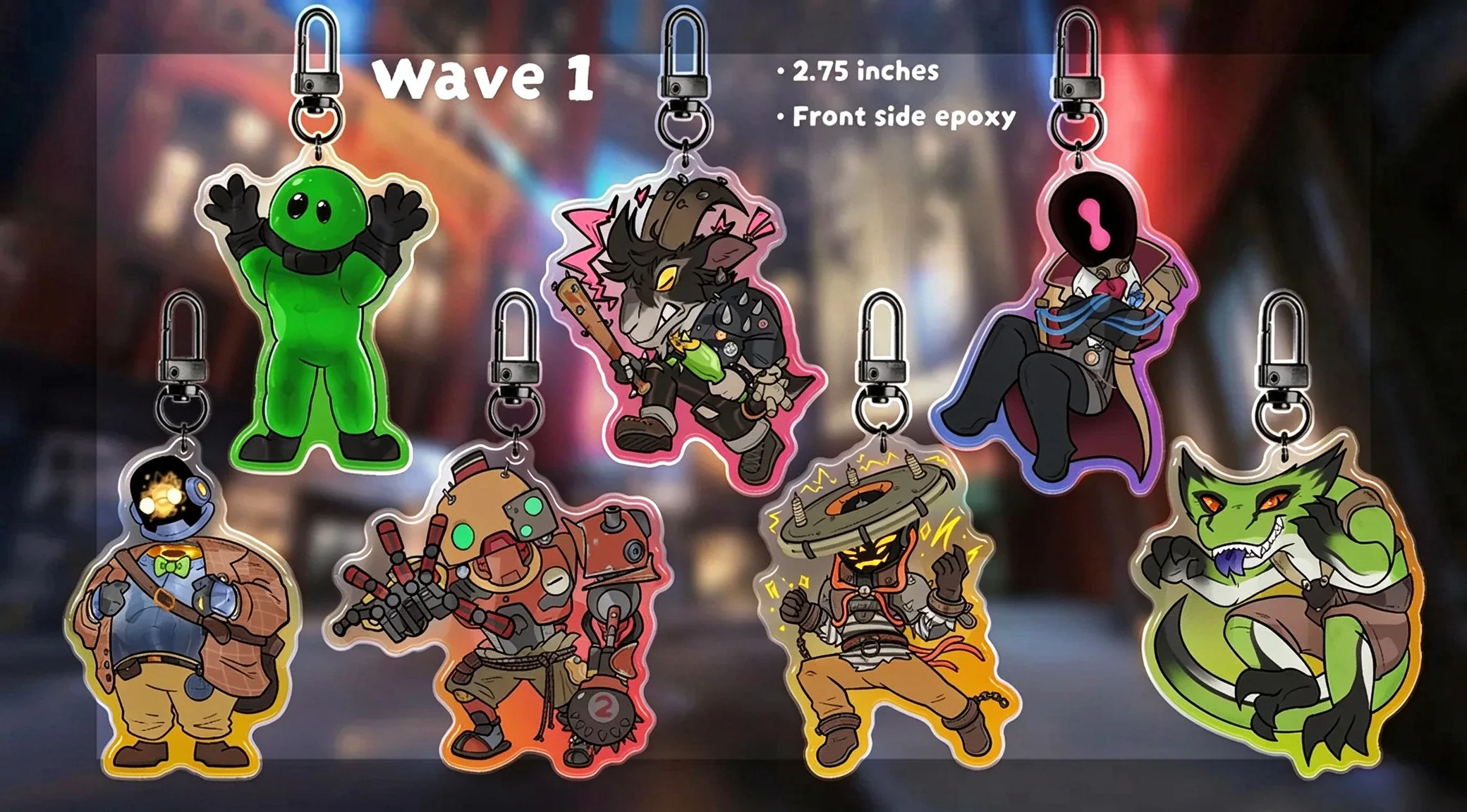 Deadlock Wave 1 Keychain Unisex Key Ring Carabiner Clip for Sports And Outdoor Activities