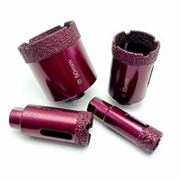 M10 Thread Vacuum Brazed Dry Diamond Drilling Core Bits Ceramic Tile Hole Saw Granite Marble Porcelain Brick Drill bit Tools