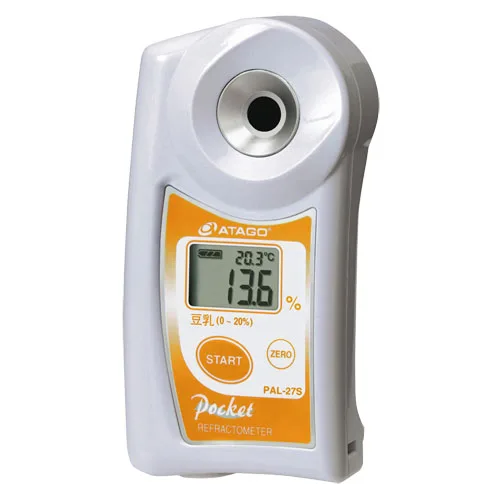 

PAL-27S Digital Atago refractometer (polarimeter) hand held Soy Milk auto refractometer 0.0 to 20.0 % 0.2 %