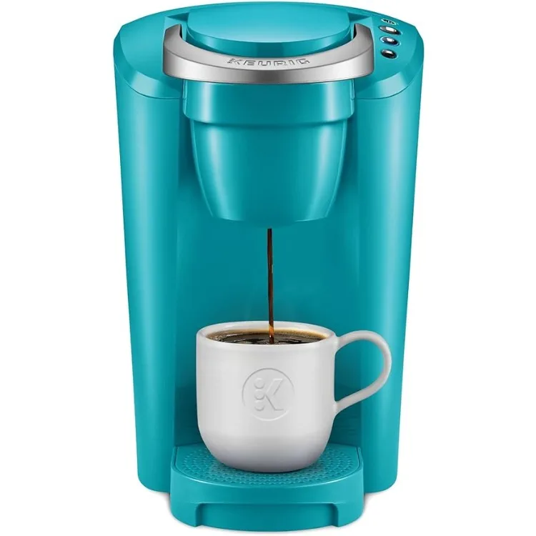 

Keurig K-Compact Coffee Maker, Single Serve K-Cup Pod Coffee Brewer, Turquoise