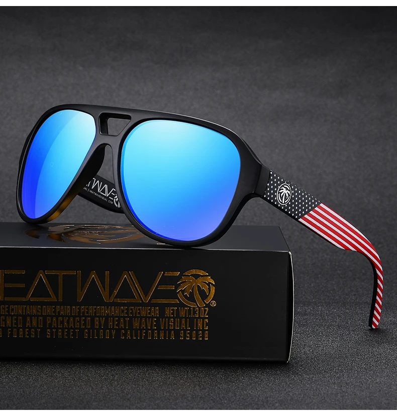 

2023 new high quality luxury heatwave brand sport mountaineering SUPERCAT sunglasses men's sunglasses UV400