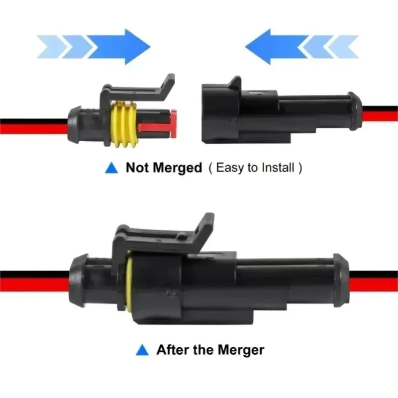 Automotive Electrical Wire Connectors Electrical Tools Car Electric Cable Socket with WiresWire Connector Auto Accessory