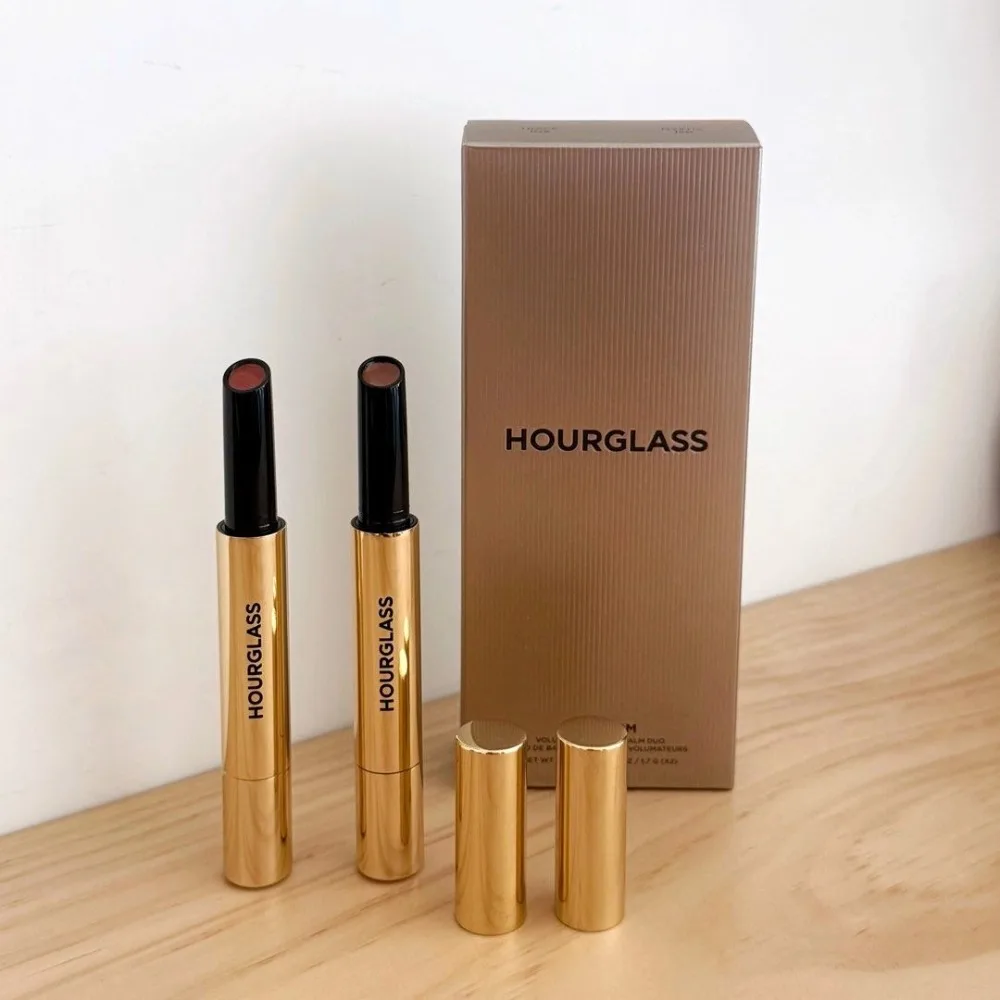Hourglass Korean Volumizing Glossy Lip Balm Baume Brillant Volumateur SENSE DESIRE RISE IMPULSE Solid Lip Glaze Lasting Lipstick