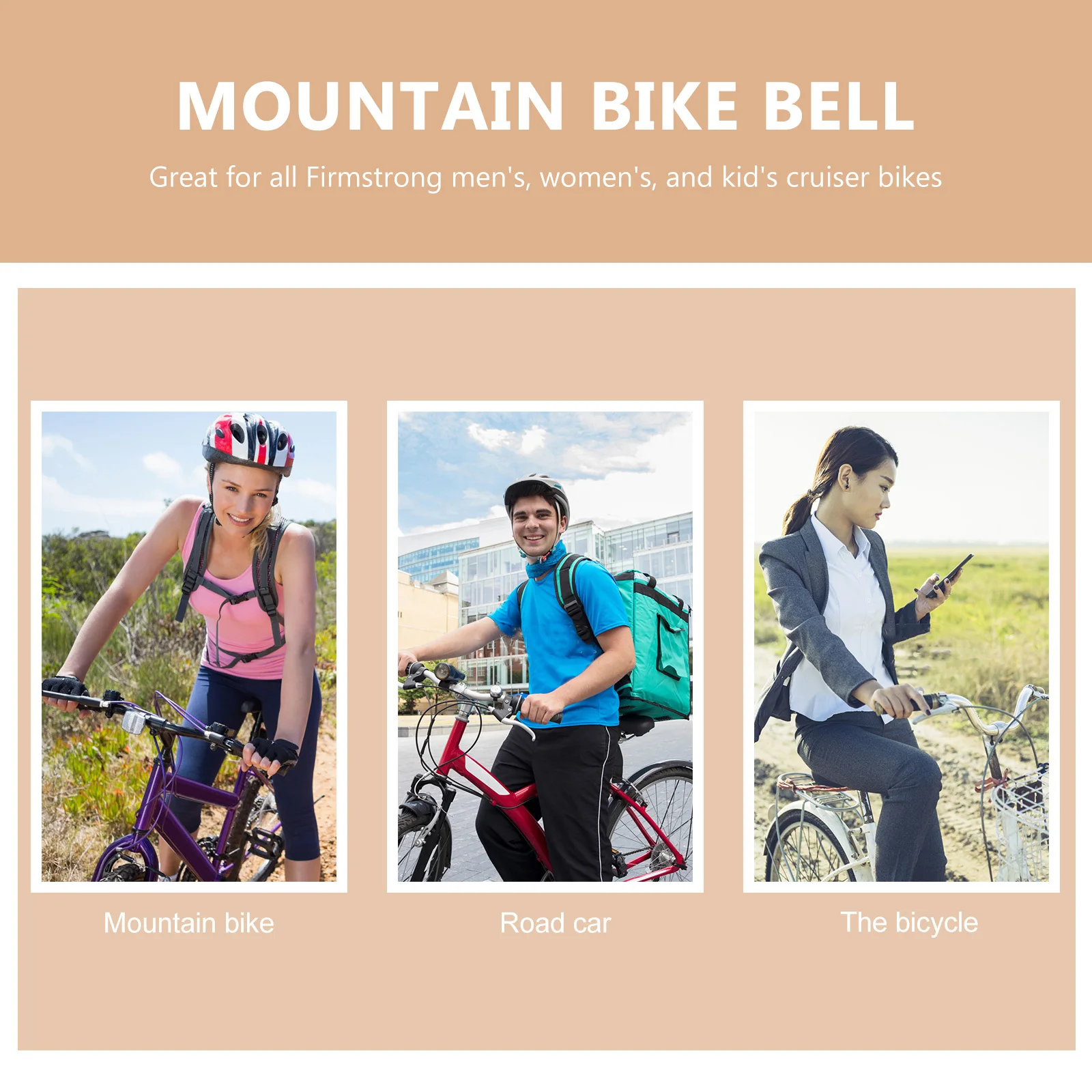 

Retro Bike Bell 52Mm Vintage Metal Handlebar Bell Loud Clear Sound For Bicycle Mountain Bike Cruiser Adult Bikes Cycling