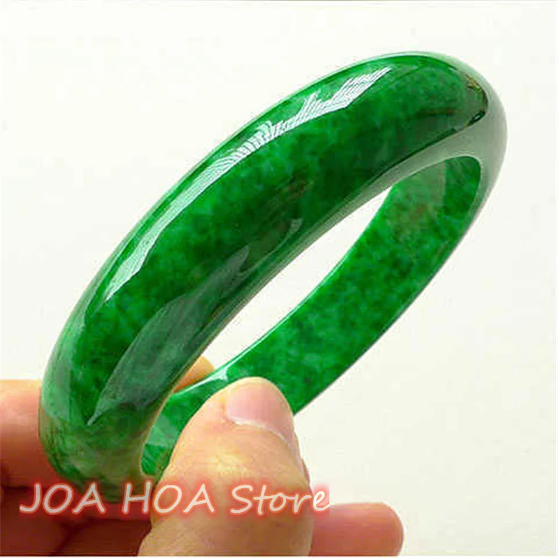 

High Quality Emerald Bracelet Jadeite Full Color Jade Bangles Dry Green Iron Dragon Raw Handring Accessories Fine Jewelry