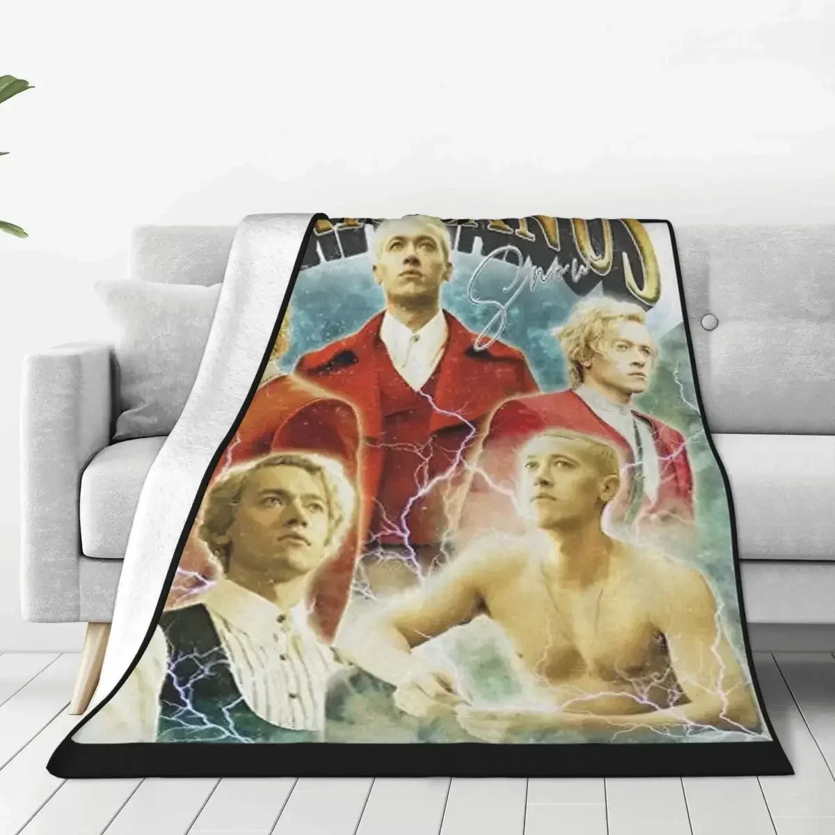 Multifunction Vintage Coriolanus Snow The Hunger Games Blanket Room Decorative Tom Blyth Bootleg Blanket Throw Soft Flannel