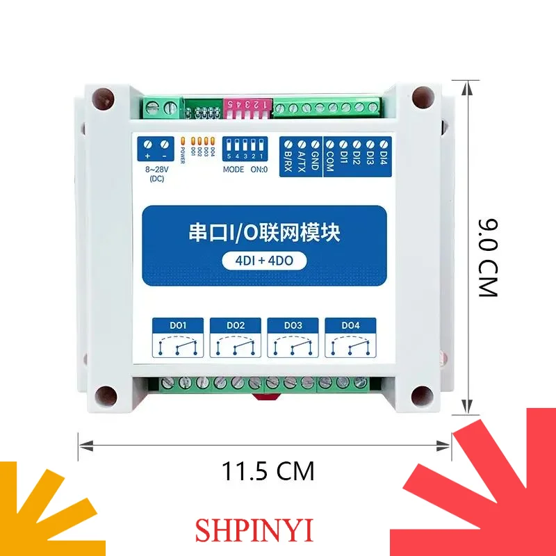 

CDEBYTE Automation Zigbee Pipe 145 90 мм Rail 4 Ce None Rs485 Модуль управления бытовой техникой для дома Распродажа