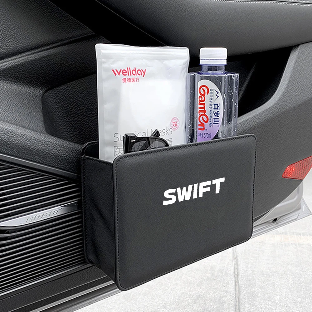 Car Trash Can Collapsible Leak-Proof Storage Bag Backseat with Garbage Bag for Suzuki Swift Car Accessories