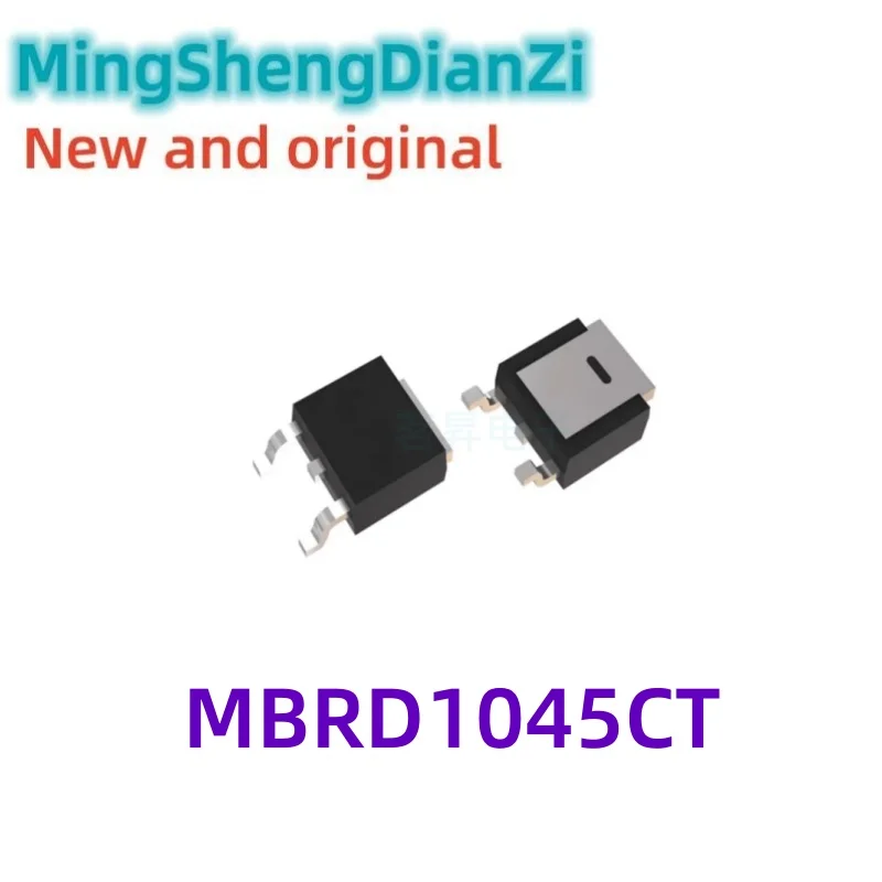 5PCS Brand new and original MBRD1045CT 10A 45V SMD Schottky diode TO-252 package charging diode