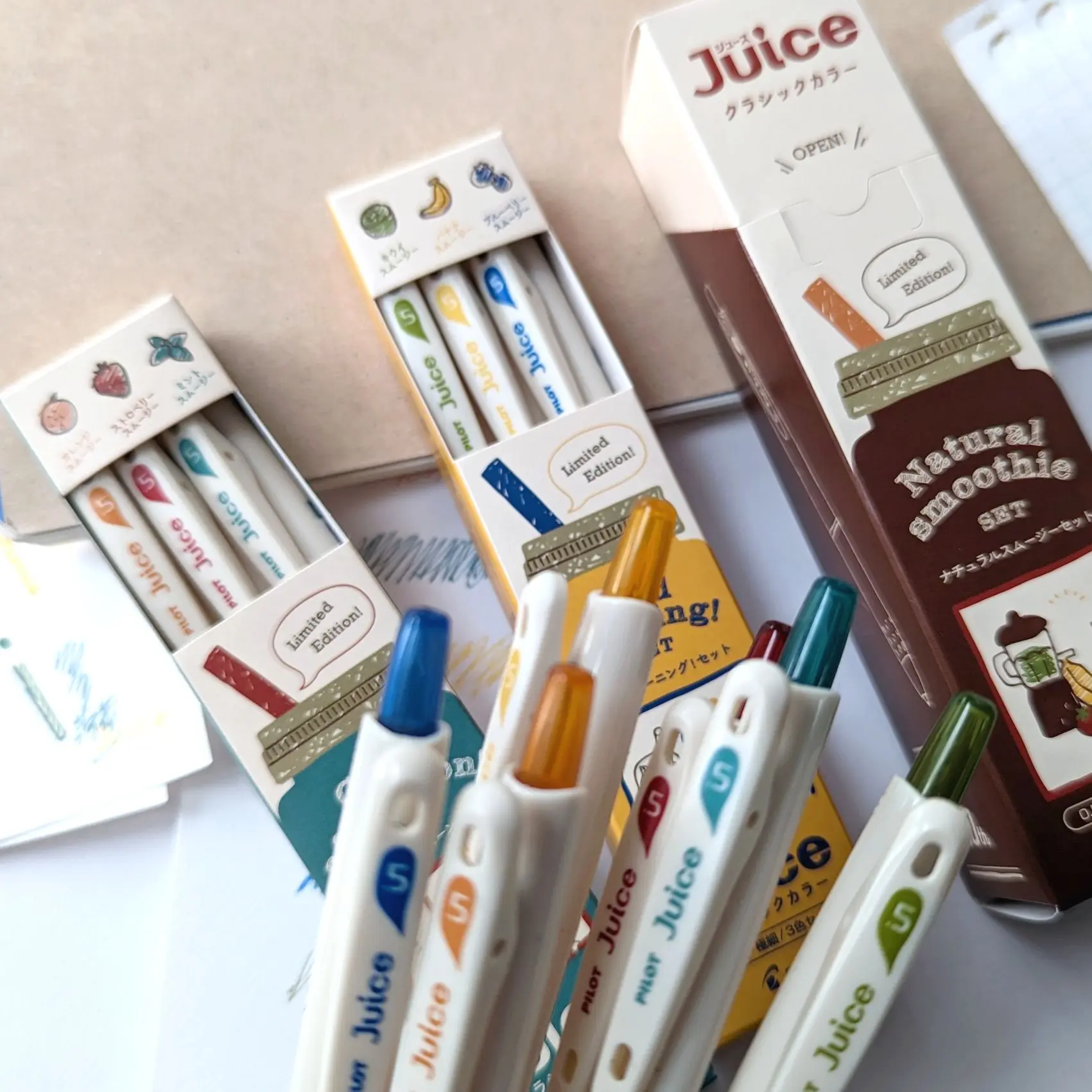 

Pilot Juice Gel Pen 10th Anniversary Limited Colour Ink 0.5mm Quick Dry and Smooth School Stationery Cute Pen