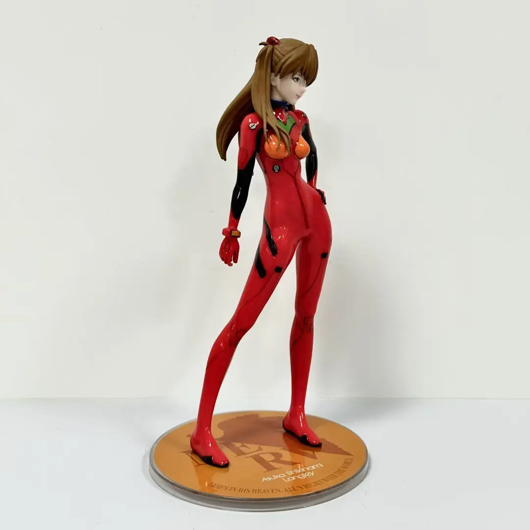 หุ่นฟิกเกอร์ Asuka Langley Soryu ขนาด22ซม. ของเล่นตุ๊กตาตุ๊กตาขยับแขนขาได้ Akin Seiki Evangelion Souryuu Kaiyodo แขนยืน Akimbo