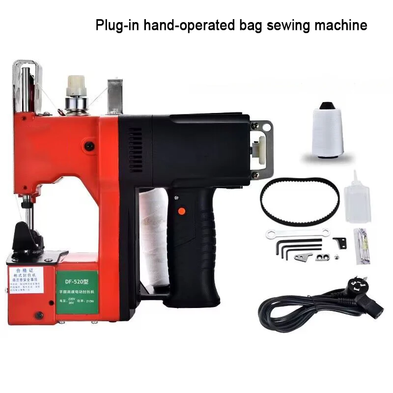 

Paper Bag Compound Packaging New Sealing Machine Portable Sealing Machine Electric High Power Sewing Bag Woven